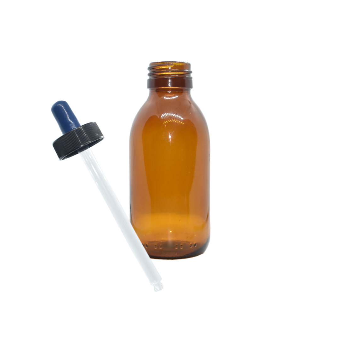 Frasco 125 ML Rosca 28 con Gotero